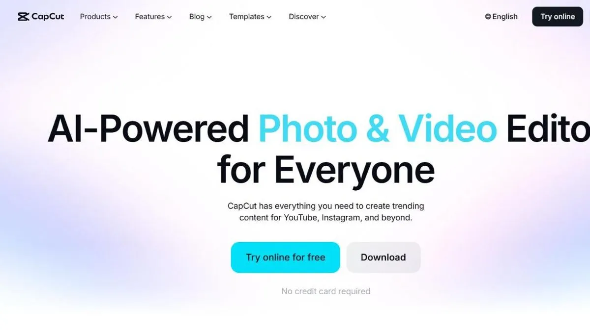 Screenshot of CapCut