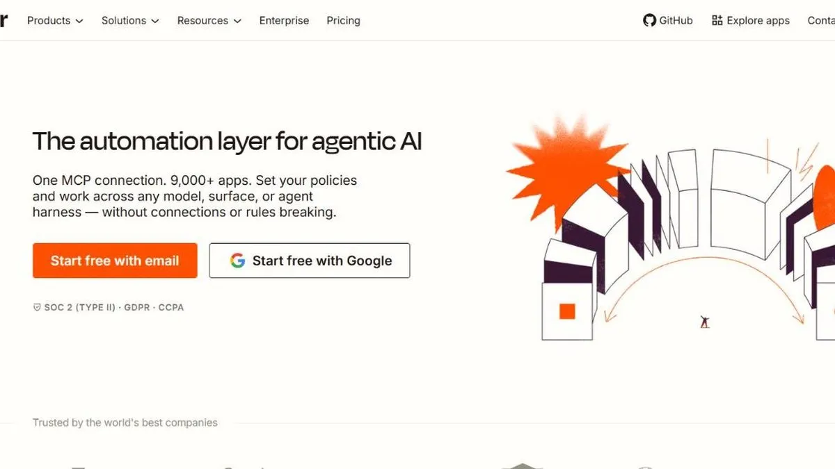 Screenshot of Zapier